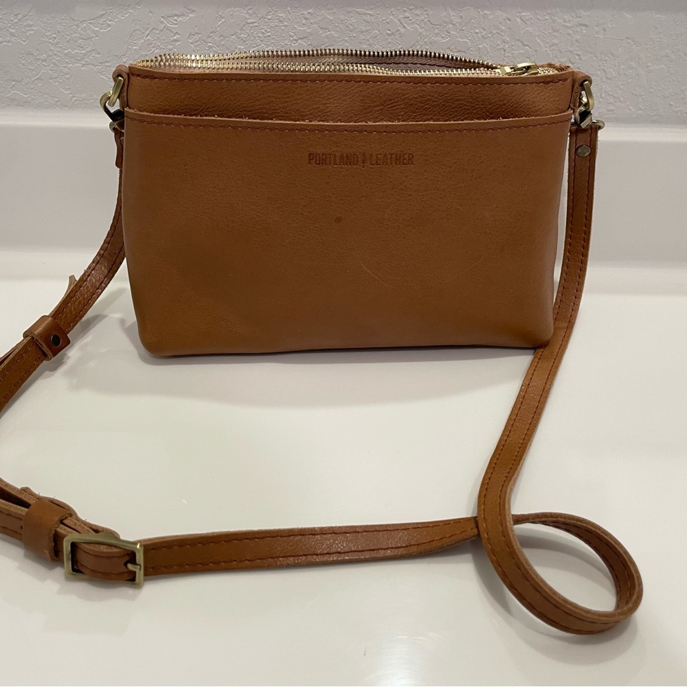 Portland Leather Poppy Purse Shortbread